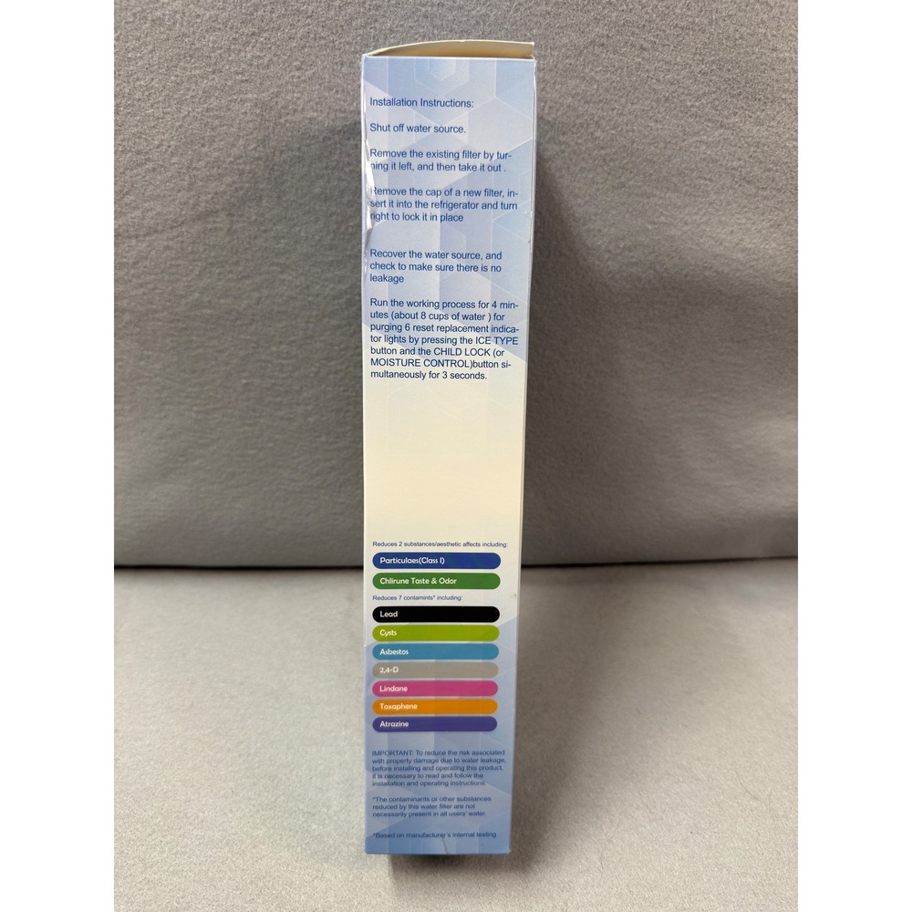 WATEN H2o Water Filter Replaces EveryDrop Filter 3 EDR3RXD1 4396841 4396710 NEW - Picture 3 of 4